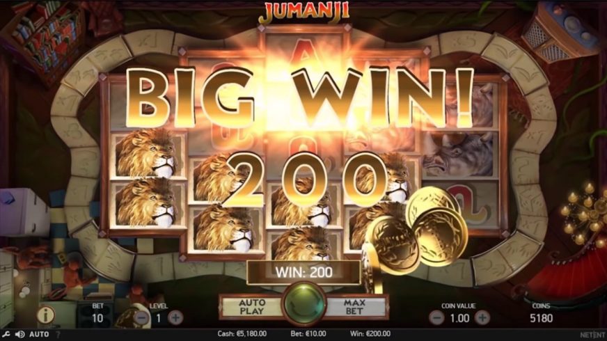 Jumanji™ slot screen 2