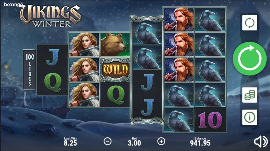 Vikings Winter slot screen 1