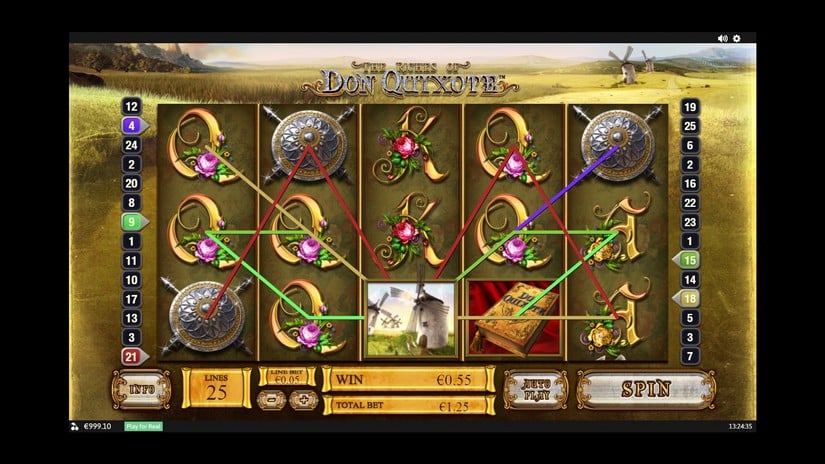 The Riches of Don Quixote slot screen 1