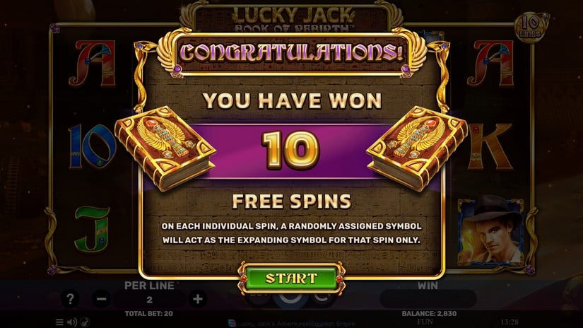 Lucky Jack – Book Of Rebirth slot screen 3
