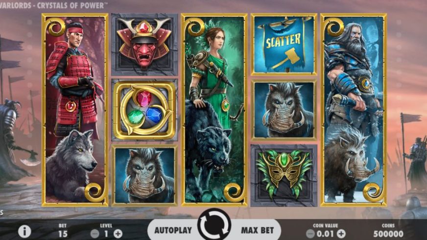 Warlords: Crystals of Power slot screen 2