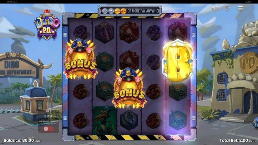 Dino P.D slot screen 2