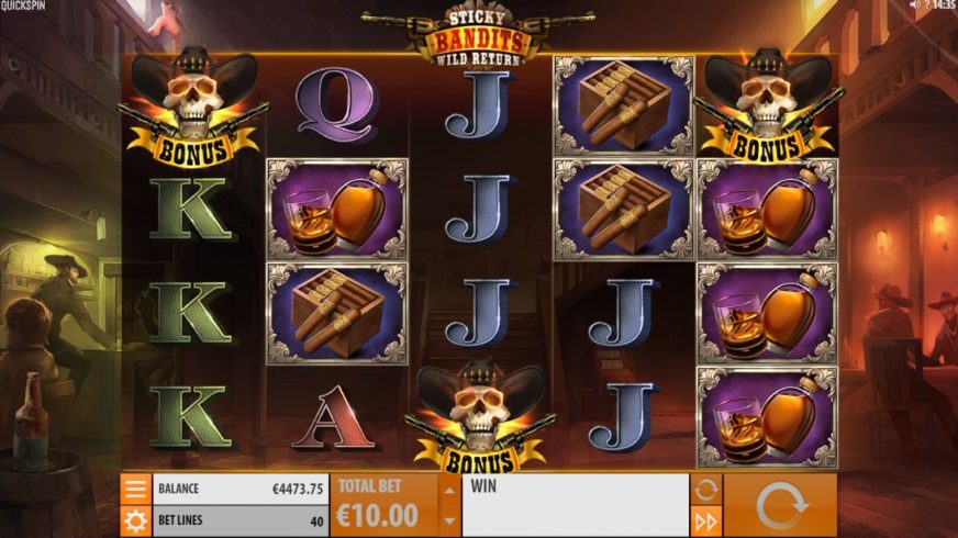 Sticky Bandits: Wild Return slot screen 3