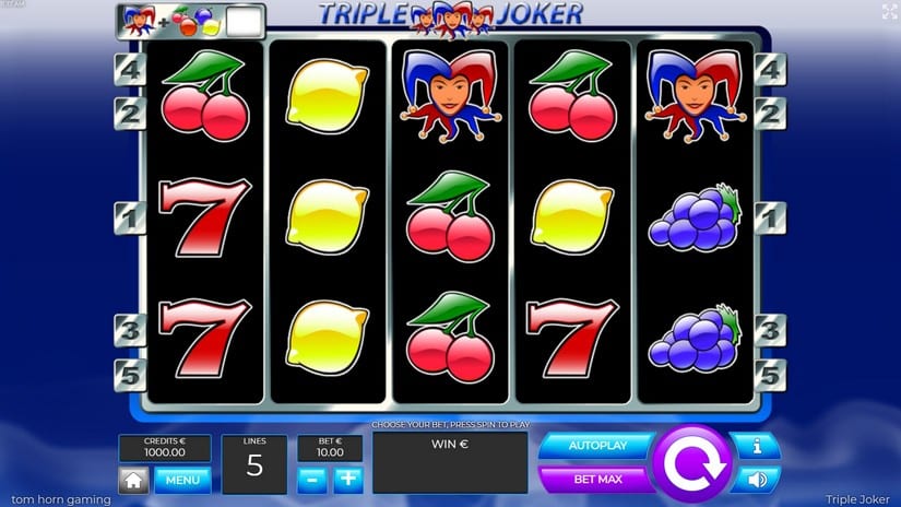 Triple Joker slot screen 1