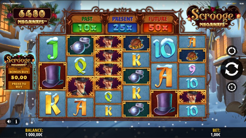 Scrooge Megaways slot screen 1