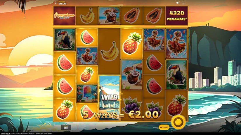 Copacabana Megaways slot screen 4