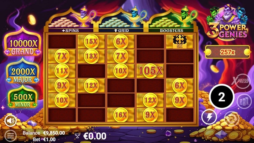 3 Power Genies slot screen 5