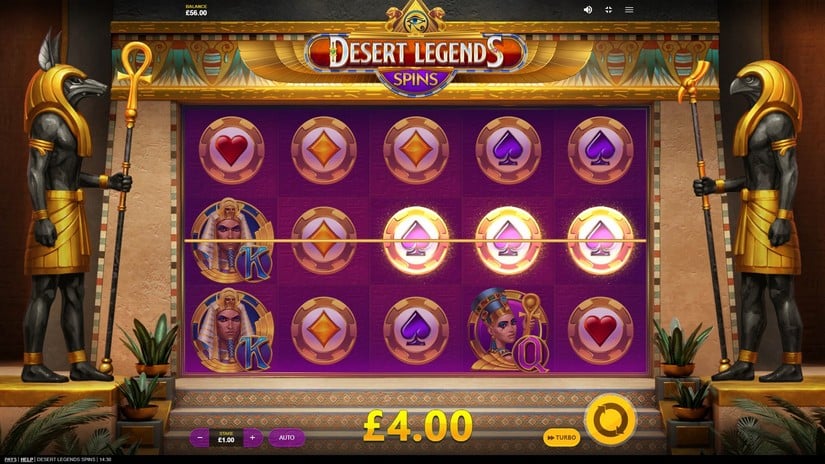 Desert Legends Spins slot screen 3