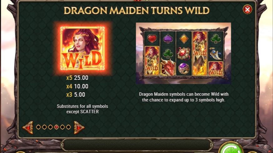 Dragon Maiden slot screen 3