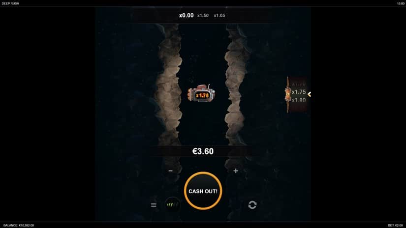 Deep Rush slot screen 2