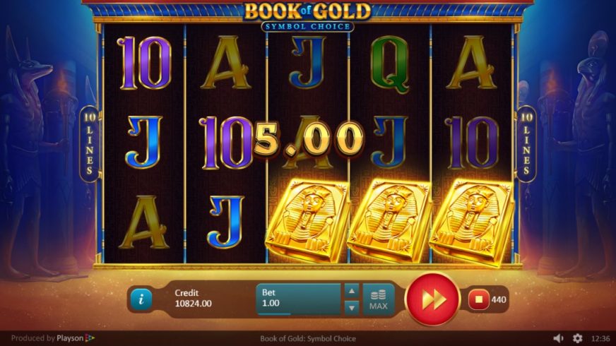 Book of Gold: Symbol Choice slot screen 2