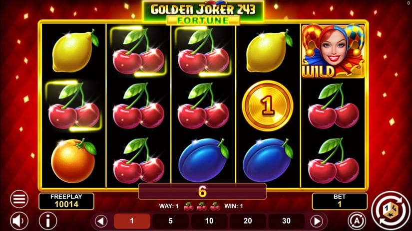 Golden Joker 243 Fortune slot screen 3