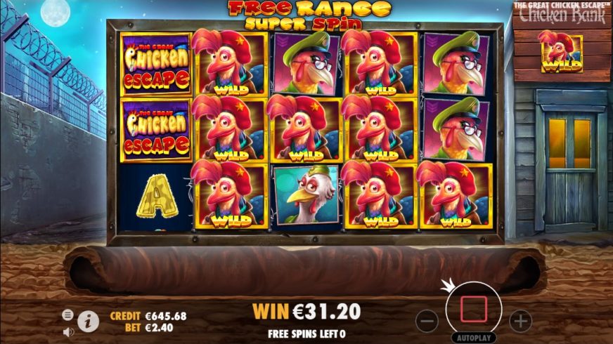 The Great Chicken Escape slot screen 7