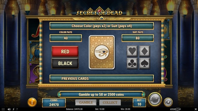 Secret of Dead slot screen 3