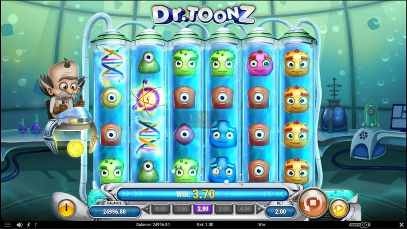 Dr Toonz slot screen 2