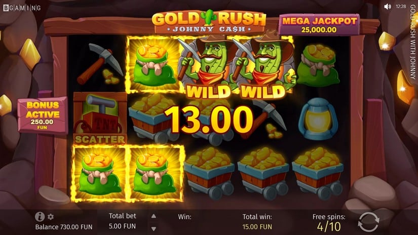 Gold Rush With Johnny Cash slot screen 7