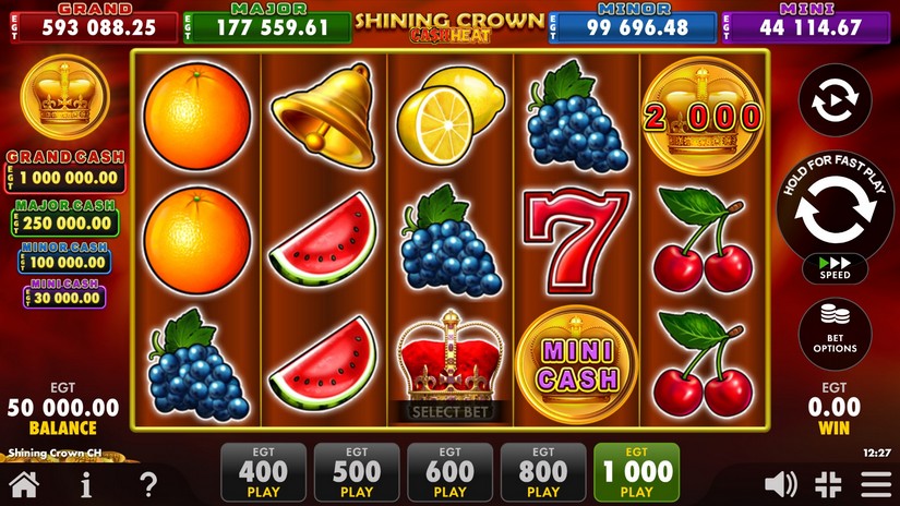 Shining Crown Cash Heat slot screen 1
