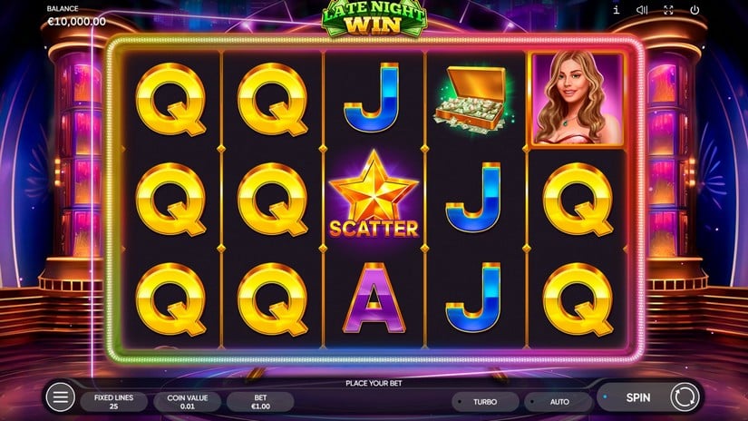 Late Night Win slot screen 1