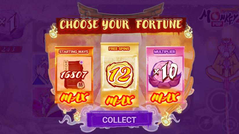 MonkeyPop 2 slot screen 3
