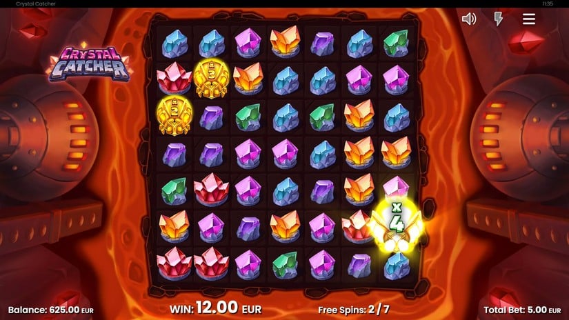 Crystal Catcher slot screen 3