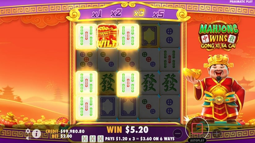 Mahjong Wins Gong Xi Fa Cai slot screen 3