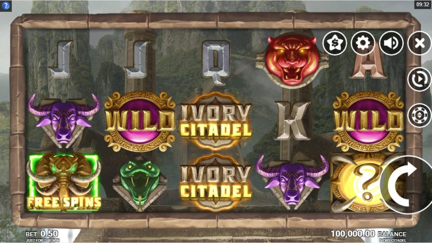 Ivory Citadel slot screen 1