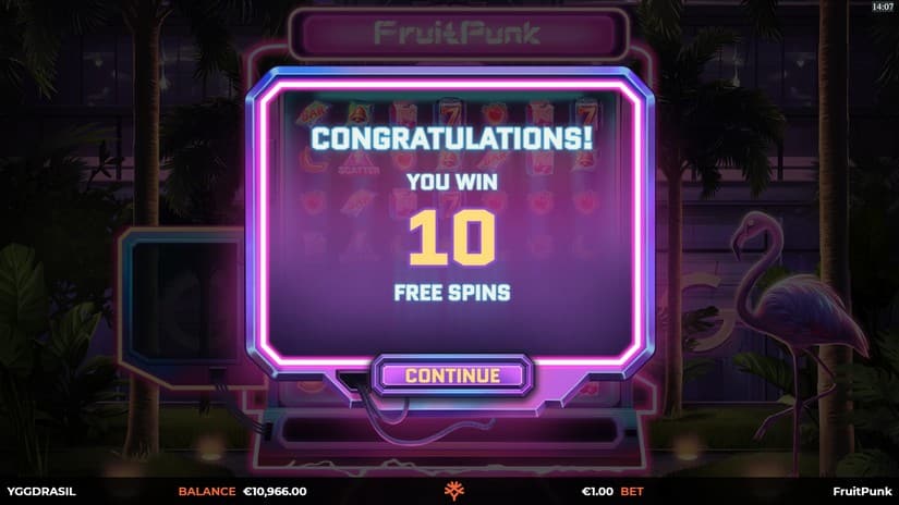 FruitPunk slot screen 3