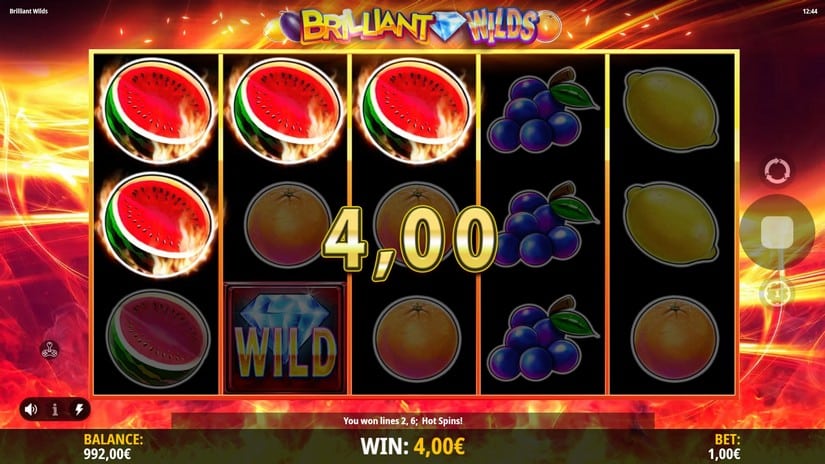 Brilliant Wilds slot screen 3