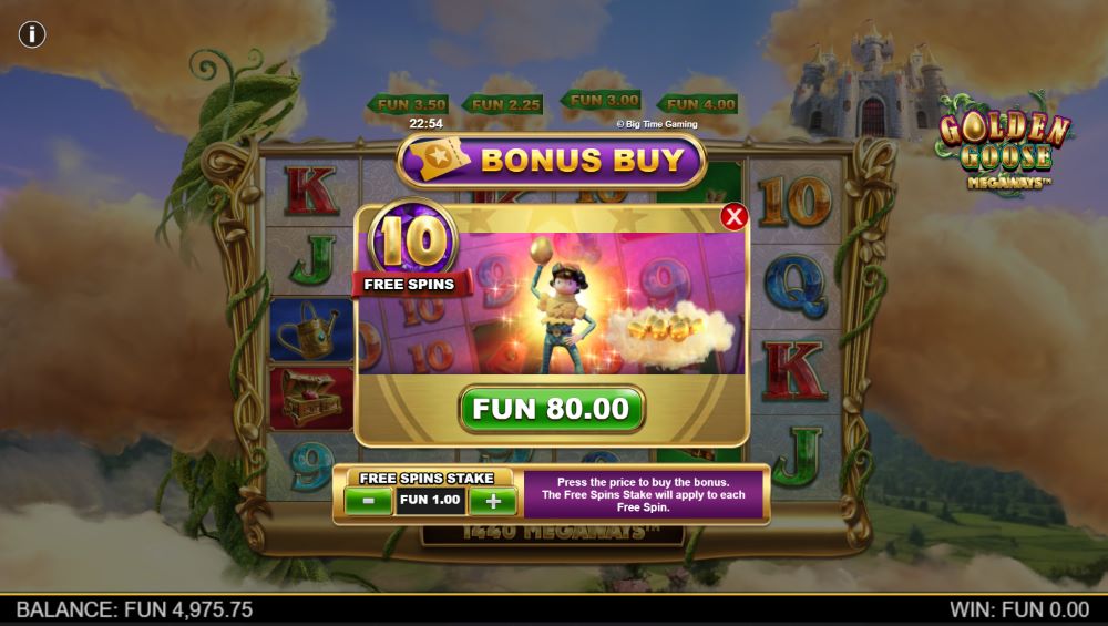 Golden Goose Megaways Bonus Buy