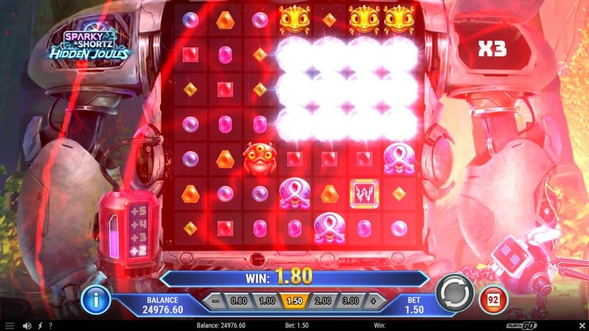 Sparky and Shortz Hidden Joules slot screen 3
