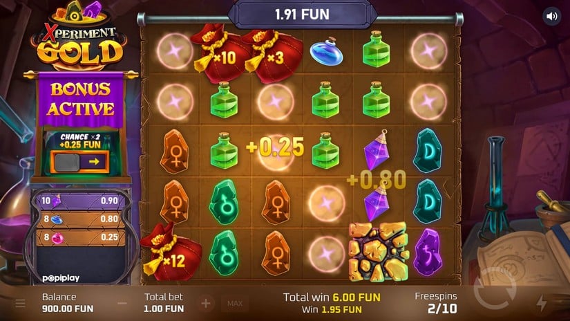 Xperiment Gold slot screen 4