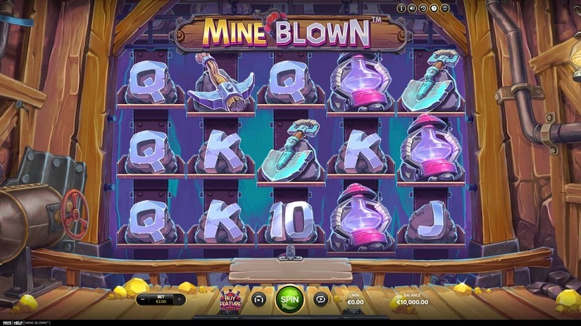 Mine Blown slot screen 1