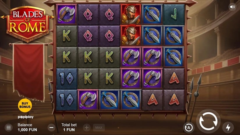 Blades of Rome slot screen 1