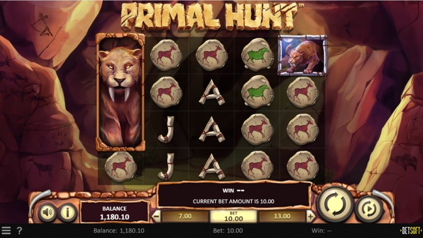 Primal Hunt slot screen 1