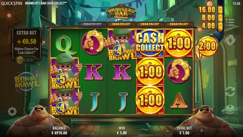 Brawlers Bar Cash Collect slot screen 2