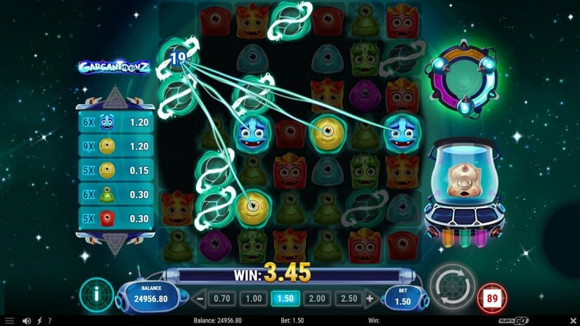Gargantoonz slot screen 4