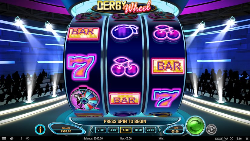 Derby Wheel slot screen 1