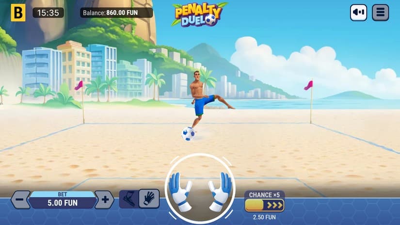 Penalty Duel slot screen 4