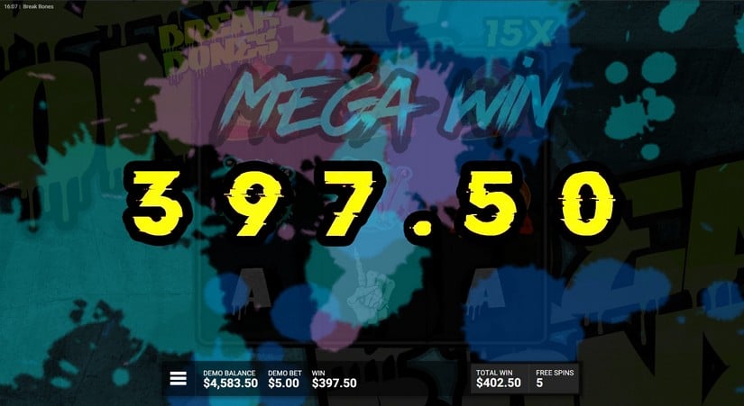 Break Bones slot screen 7