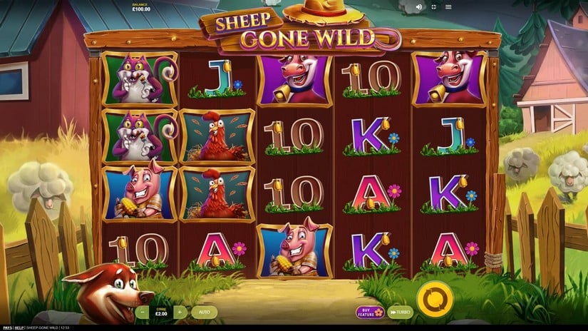 Sheep Gone Wild slot screen 1
