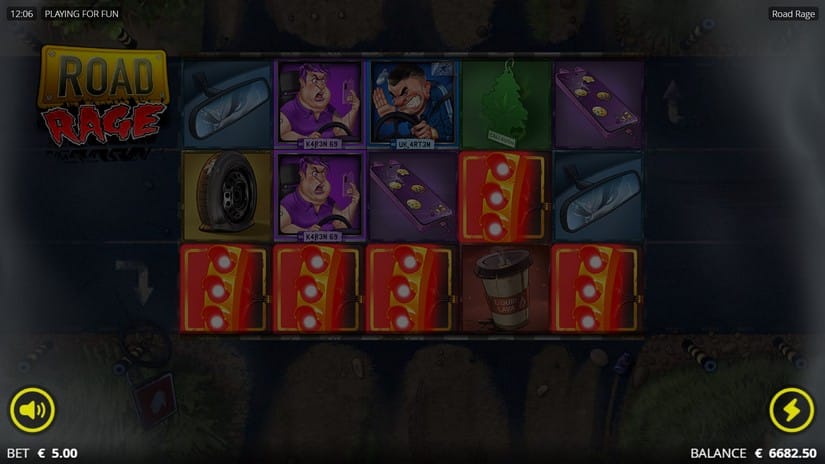 Road Rage slot screen 4