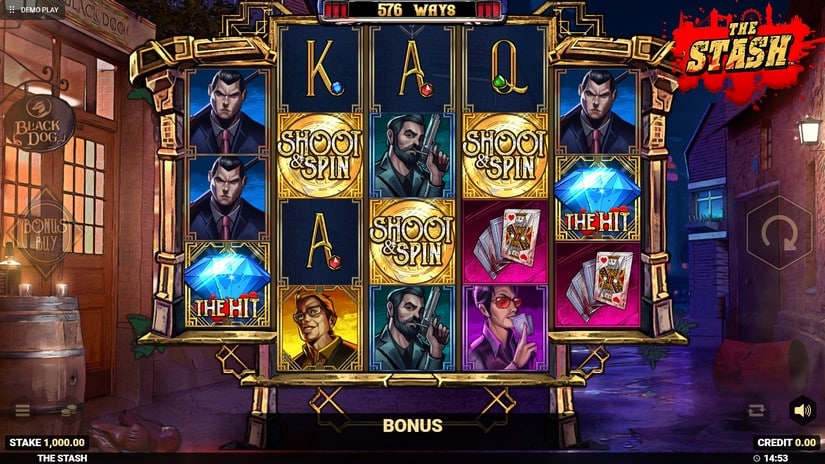 The Stash slot screen 2