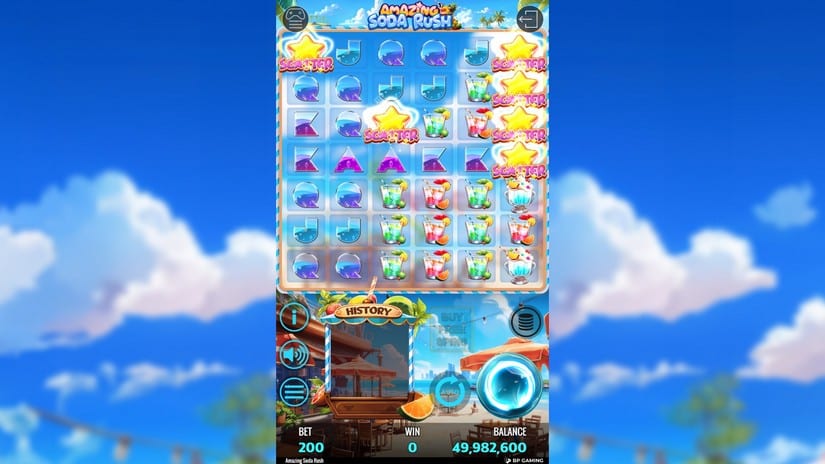 Amazing Soda Rush slot screen 2