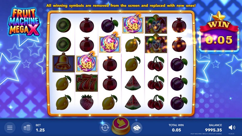 Fruit Machine: Mega X slot screen 2