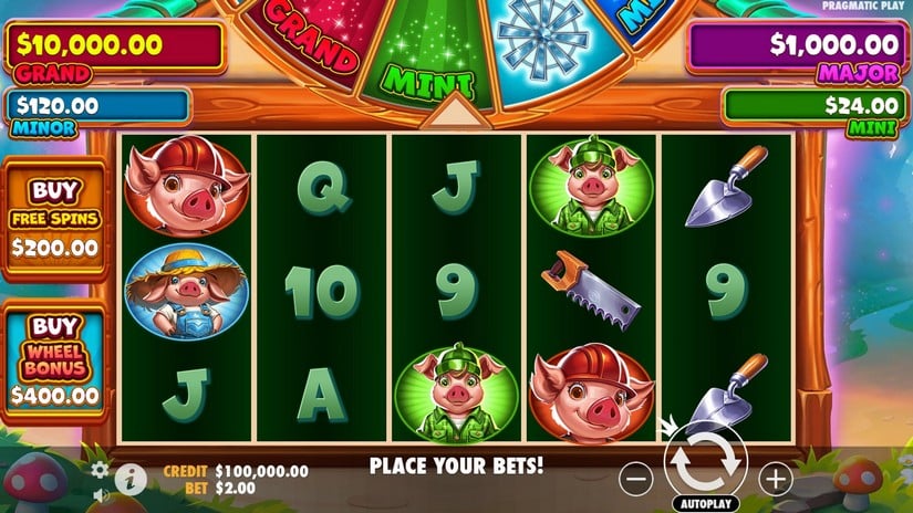Brick House Bonanza slot screen 1