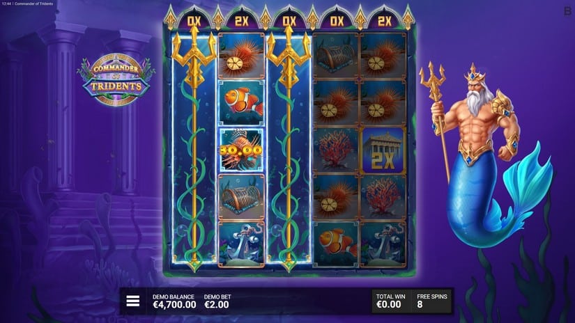 Commander of Tridents slot screen 4