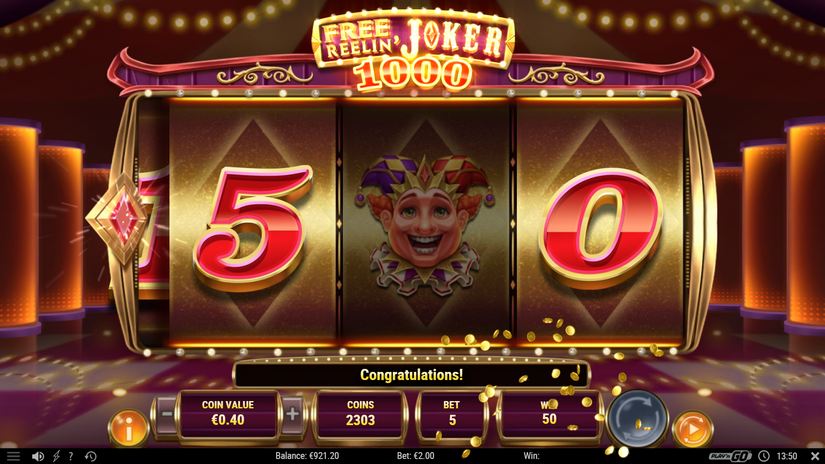 Free Reelin Joker 1000 slot screen 2