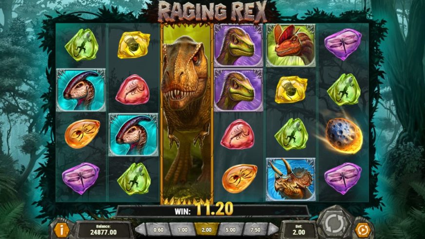 Raging Rex slot screen 4