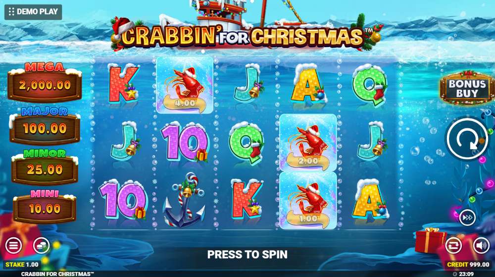 Crabbin' For Christmas slot review