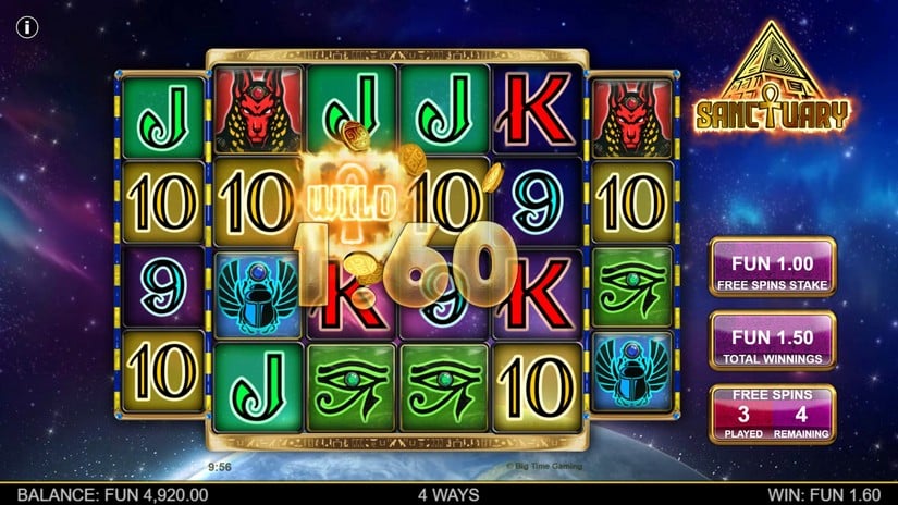 Sanctuary slot screen 4